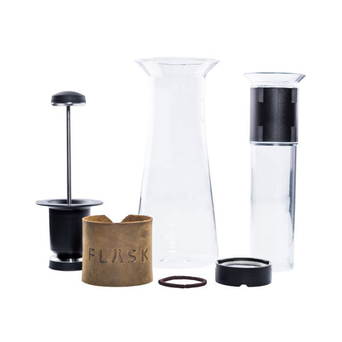 Flask 17oz Glass Coffee Press