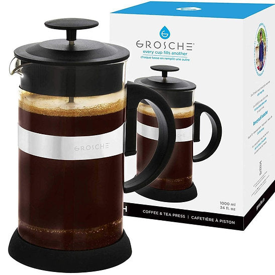 Grosche French Press: Zurich - Black