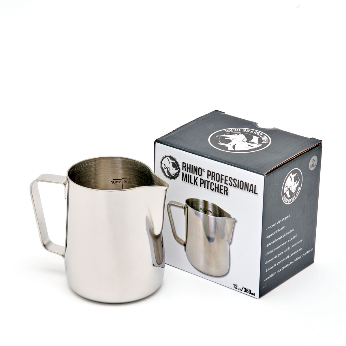 Rhino Pro Milk Pitcher - Multiple Sizes