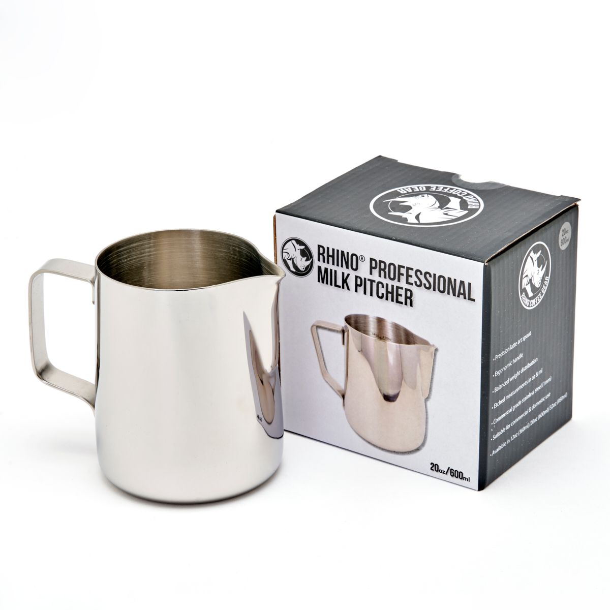 Rhino Pro Milk Pitcher - Multiple Sizes