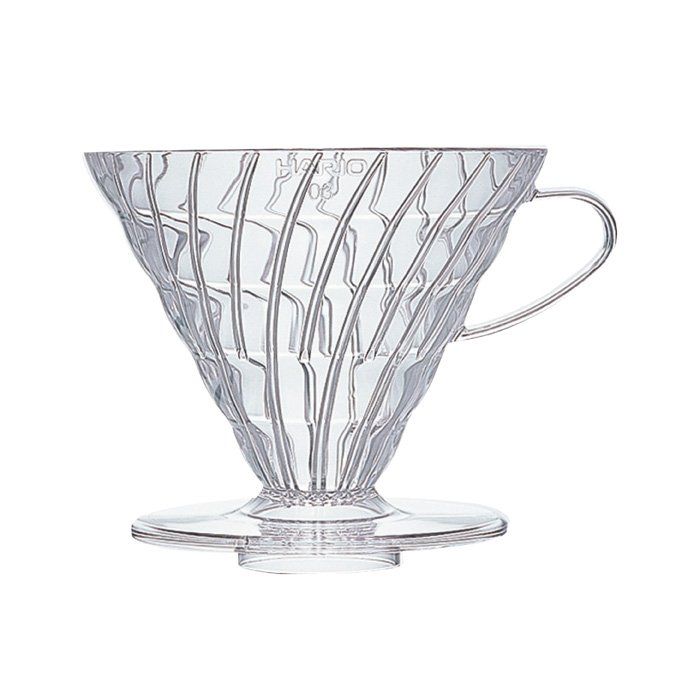 Hario V60 Clear Plastic Dripper - Multiple Sizes